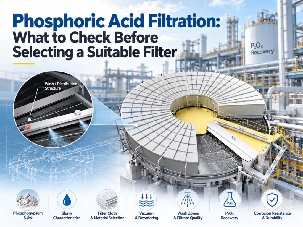 Phosphoric Acid Filtration_ What to Check Before Selecting a Suitable Filter