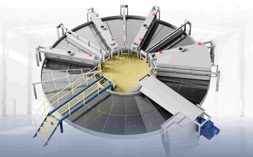 Pan Filter for Titanium Dioxide