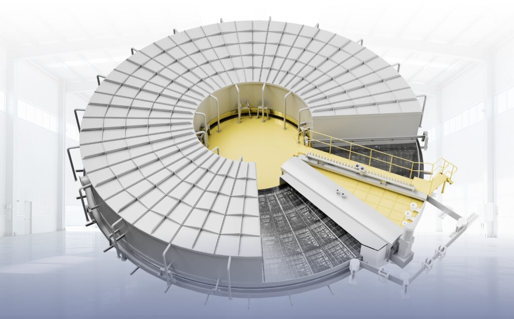 Rotary Table Vacuum Filter for Phosphoric Acid