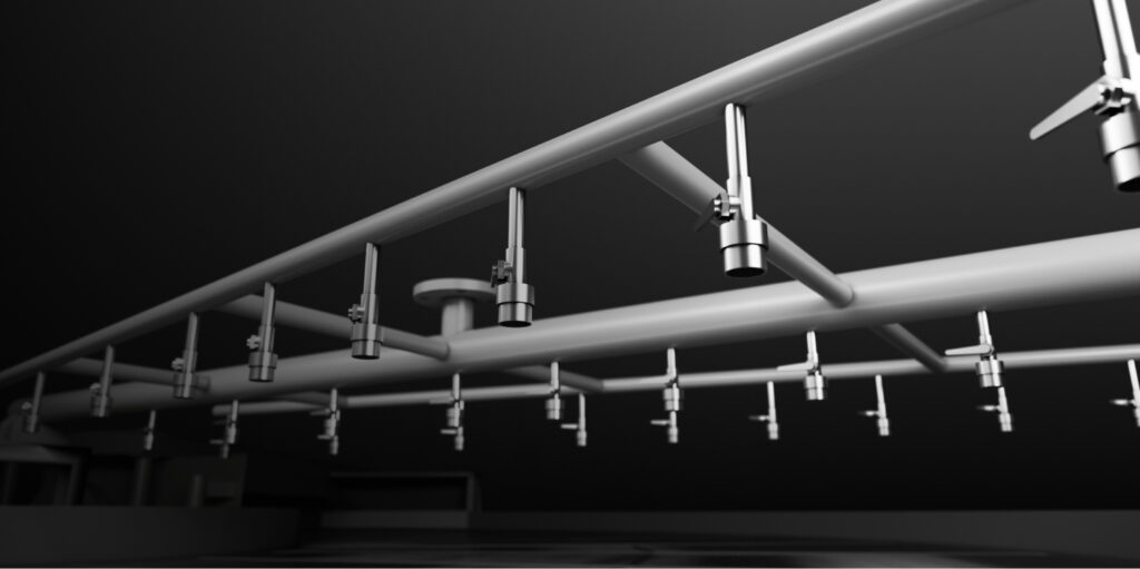 Water-saving nozzles of Pan Filter for Titanium Dioxide