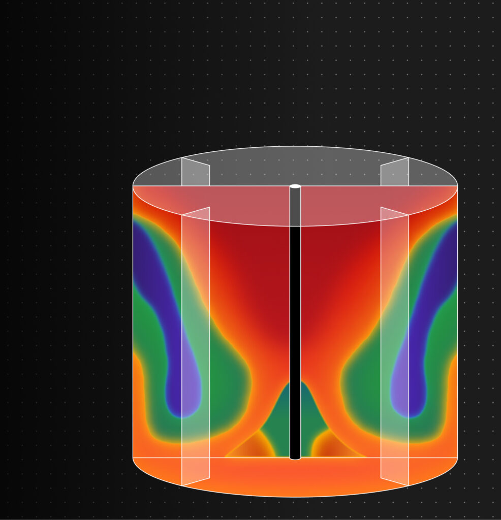 CFM technology for agitator