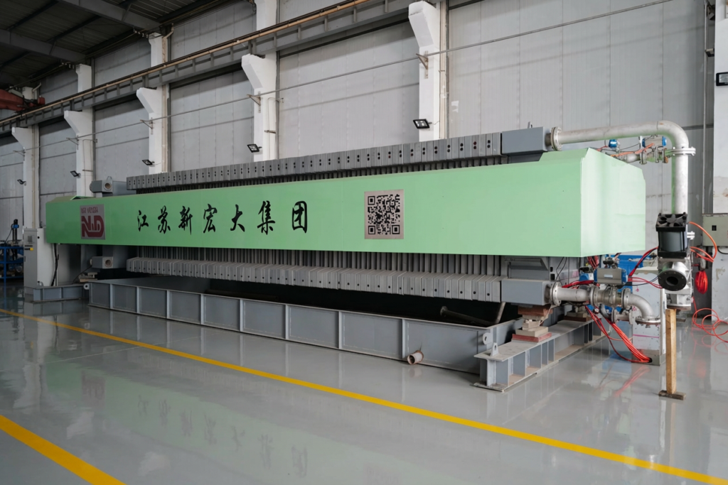 Horizontal Plate Filter Press
