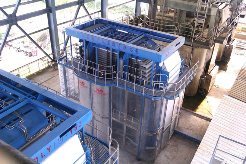 The Global Largest 180m2 Vertical Automatic Press Filters