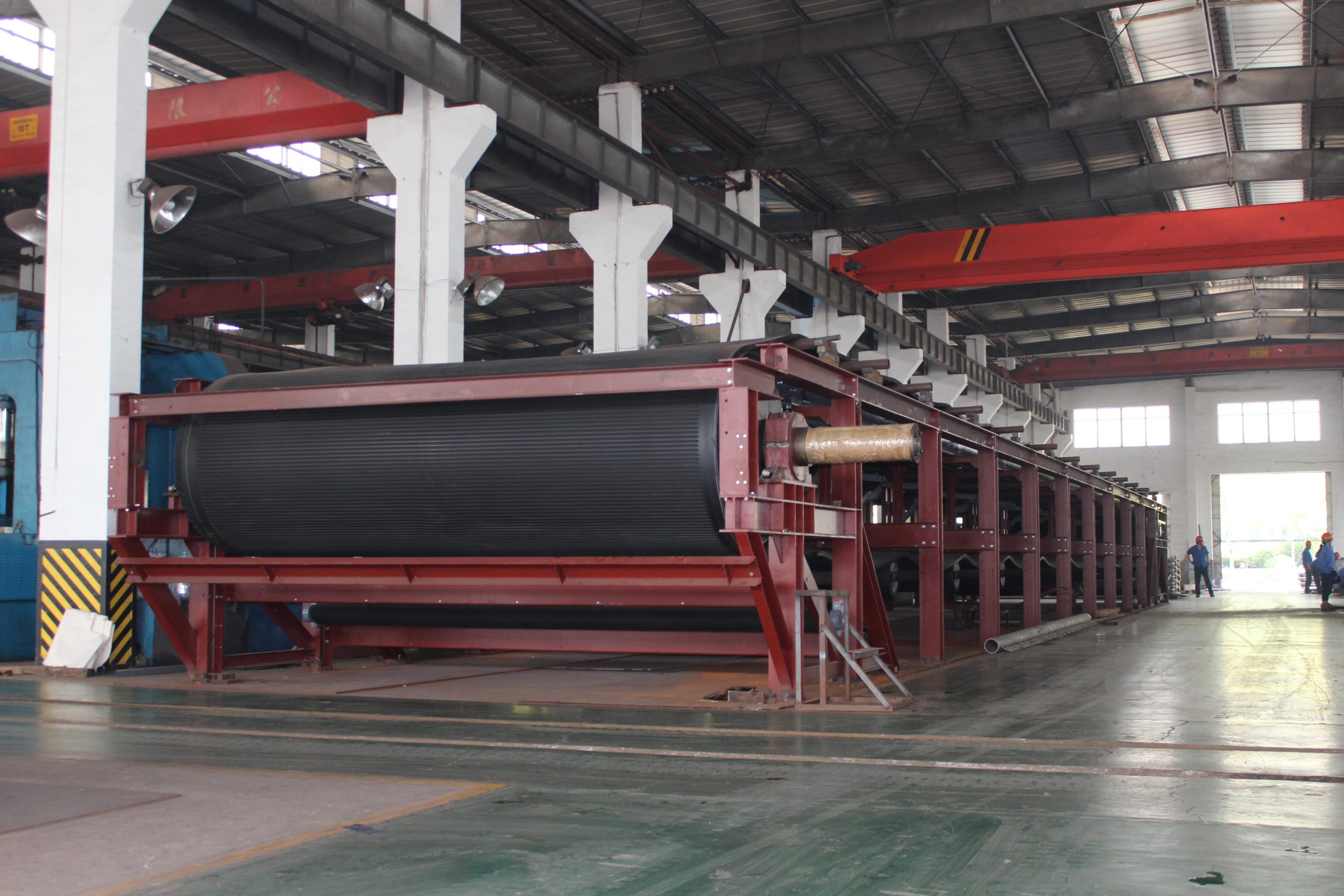 Horizontal rubber belt vacuum filter 120㎡ (2)