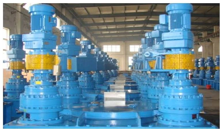 Приводные блоки для глубоких конусных толщителей в промышленном производстве