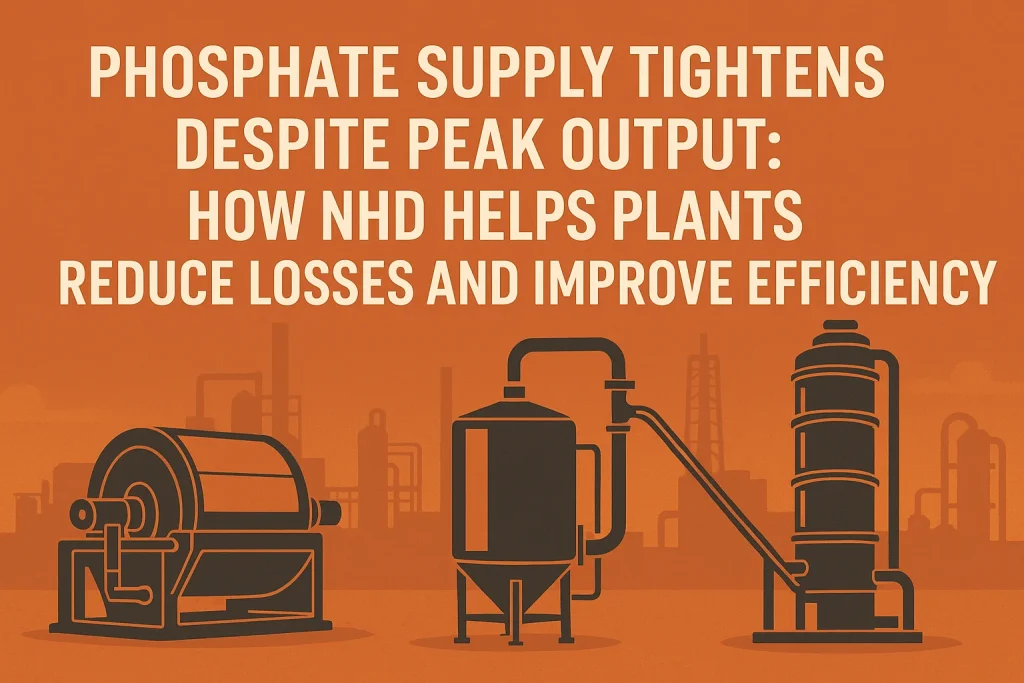 Phosphate Supply Tightens Despite Peak Output How NHD Helps Plants Reduce Losses and Improve Efficiency