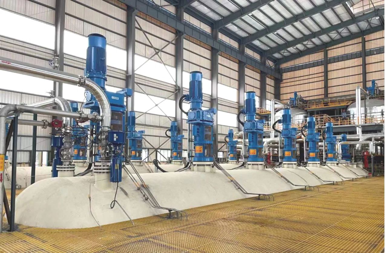 Agitator for the nonferrous industry