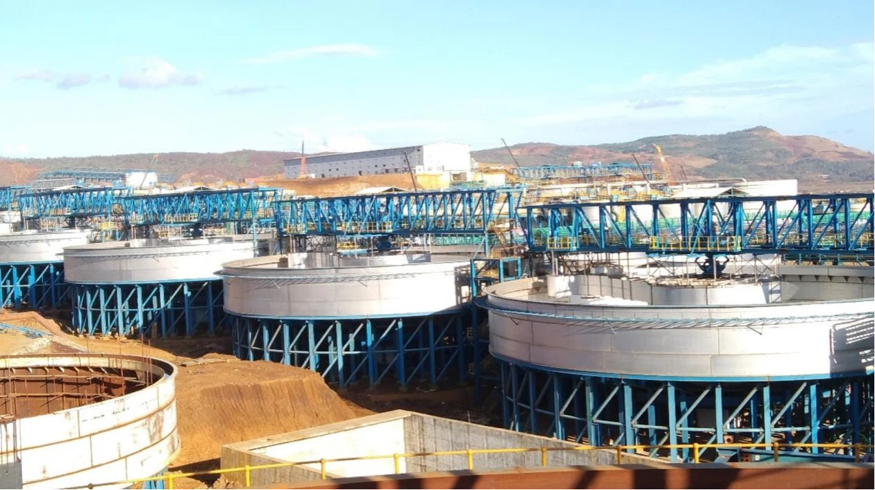 The thickeners in the nickel and cobalt smelting project in Indonesia