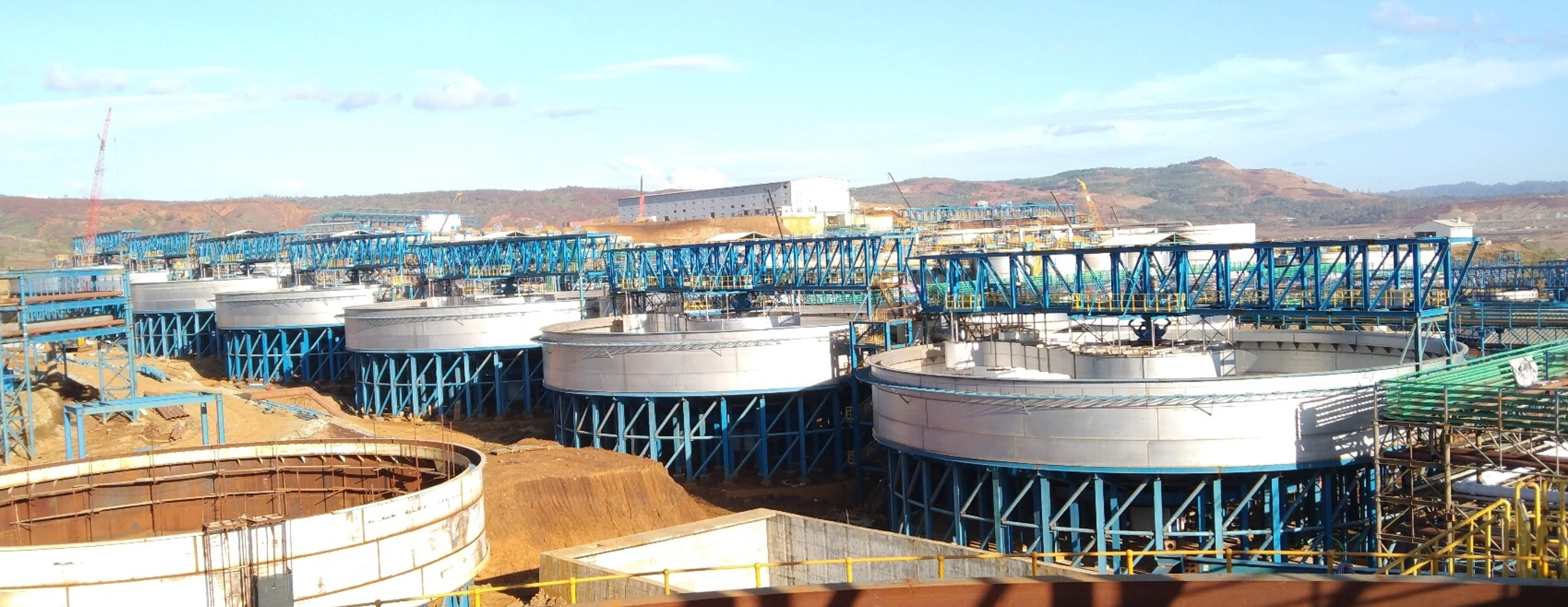 High-Rate Thickeners (42m) in Liqin OBI Nickel-Cobalt Project