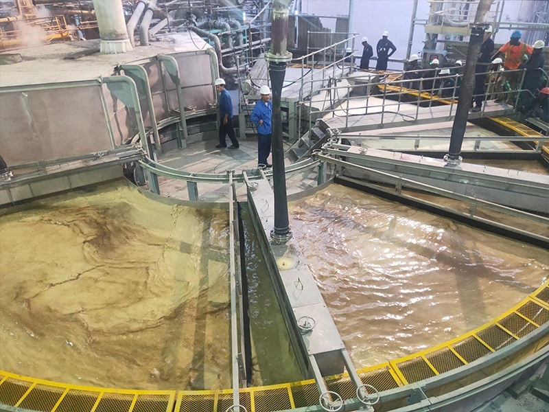INDORAMA ICS Rotary Table Vacuum Filter Project