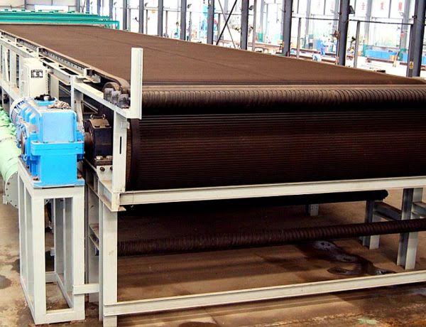 horizontal rubber belt vacuum filter
