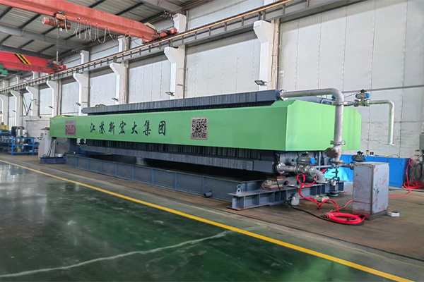 NHD's Super Pressure Horizontal Plate Filter Press