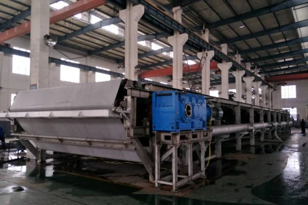 horizontal belt vacuum filter