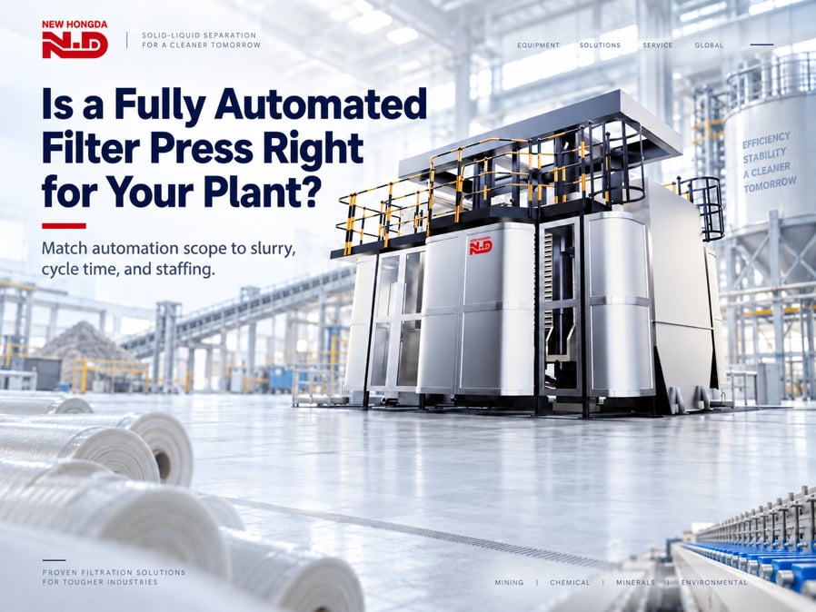 Is a Fully Automated Filter Press Right for Your Plant?
